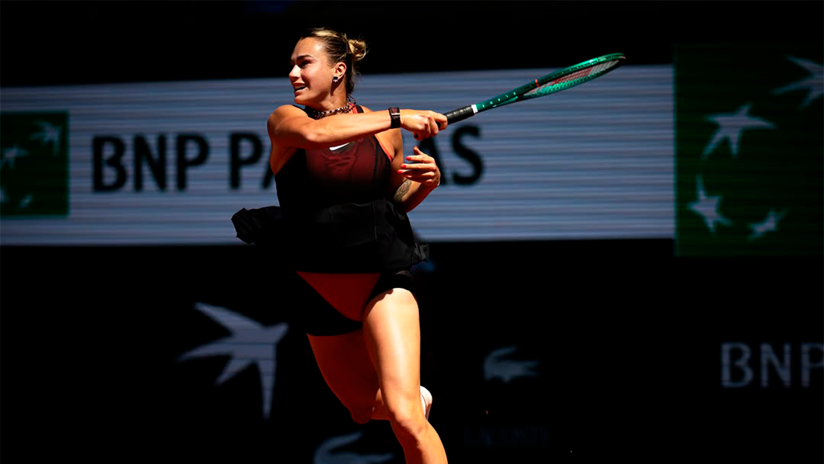 ARYNA SABALENKA QUEDA FUERA DE ROLAND GARROS