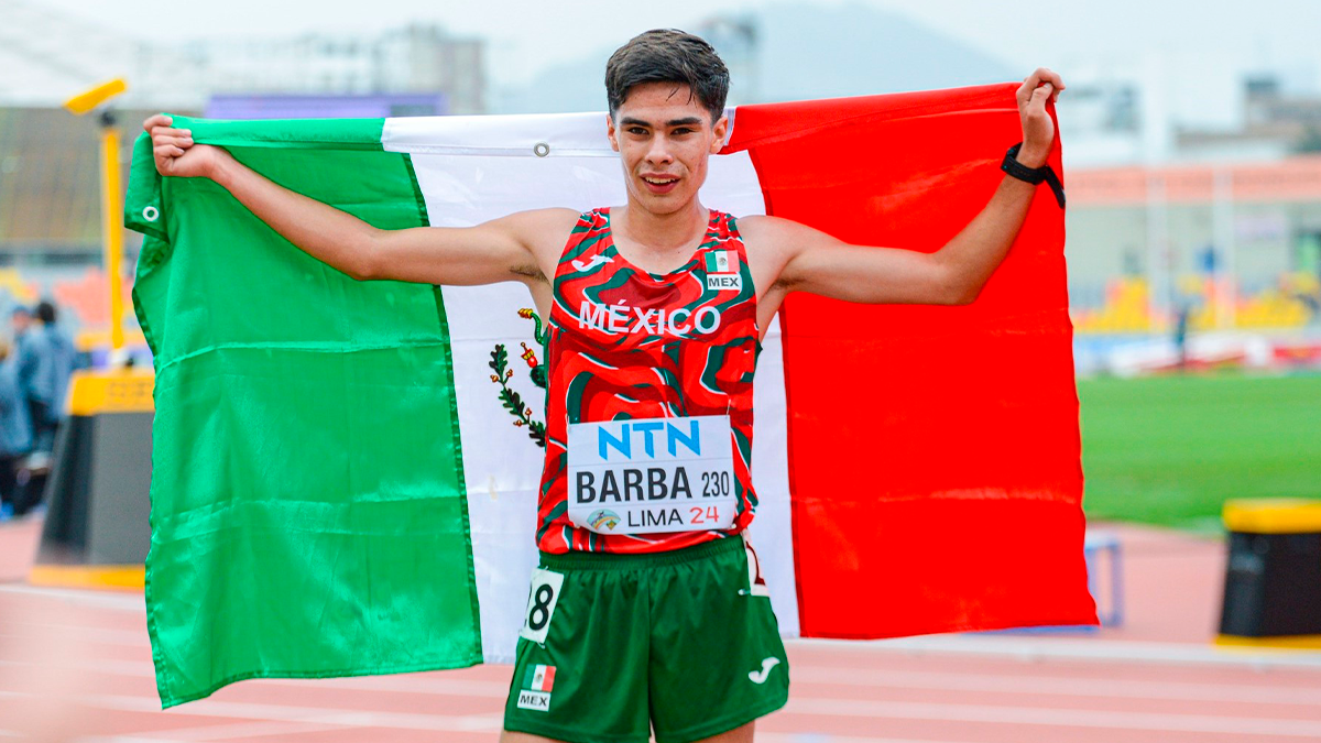  EMILIANO BARBA SE LLEVA LA MEDALLA DE ORO EN ATLETISMO