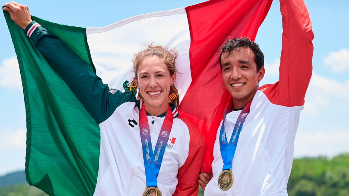 México conquista el oro en remo con Rafael Mejía y Maite Arrillaga en Santo Domingo 2026