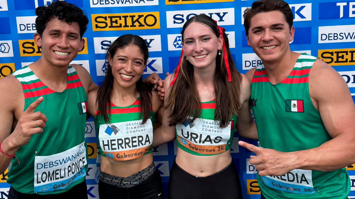 MÉXICO IMPONE RÉCORD NACIONAL EN RELEVO MIXTO