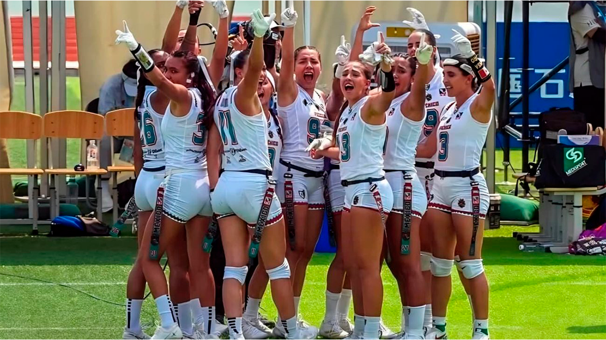 MÉXICO SE LLEVA MEDALLAS DE PLATA EN FLAG FOOTBALL