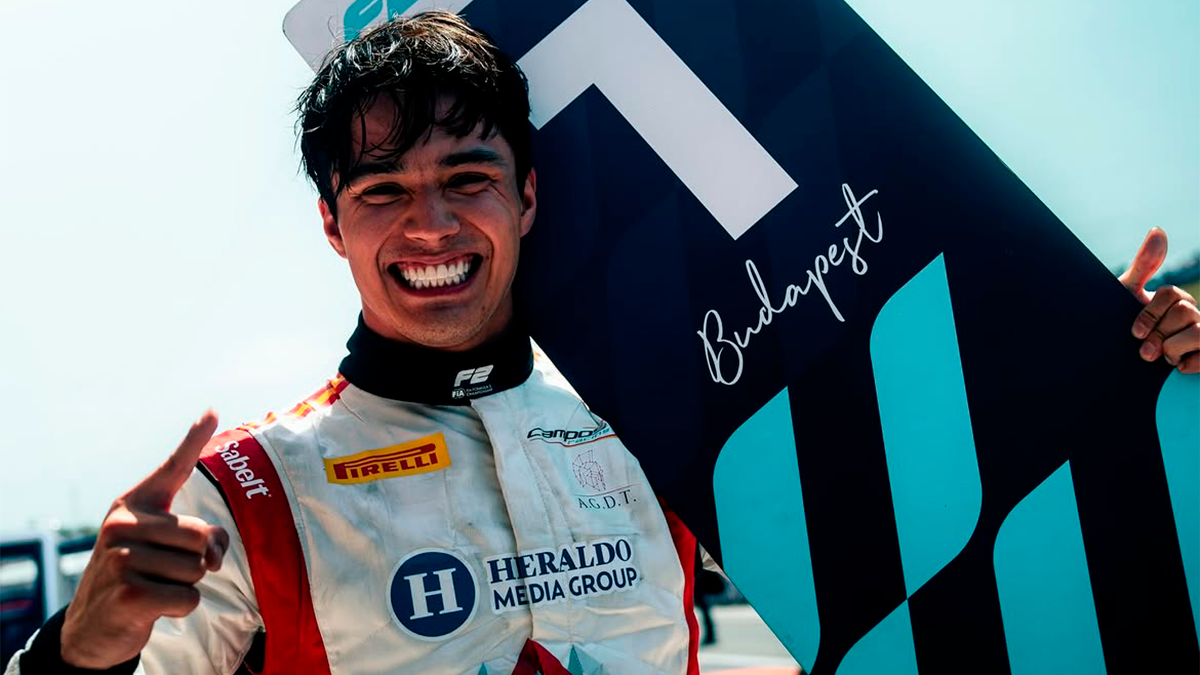 Noel León conquista Hungría y devuelve a México a la victoria en la Fórmula 2