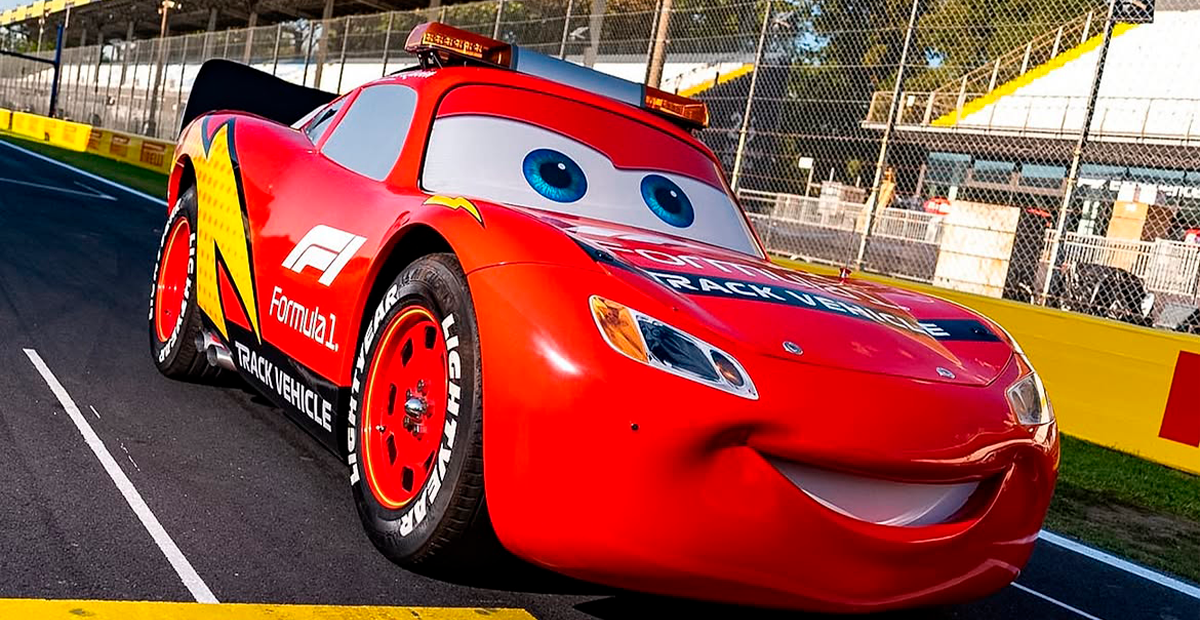 RAYO McQUEEN APARECE EN EL GP DE ITALIA